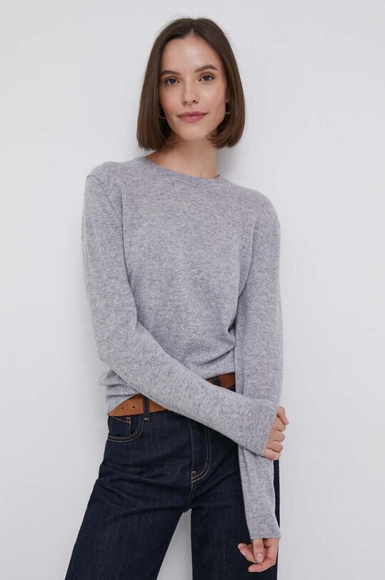 Вовняний светр United Colors of Benetton сірий 1002D1K01.501.