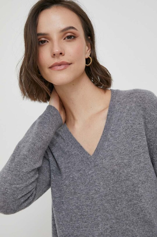 Вовняний светр United Colors of Benetton 1002D4488.507. сірий AW23
