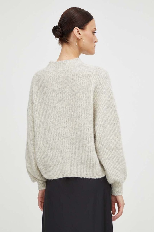 Odzież American Vintage sweter z domieszką wełny EAST18QH23 szary