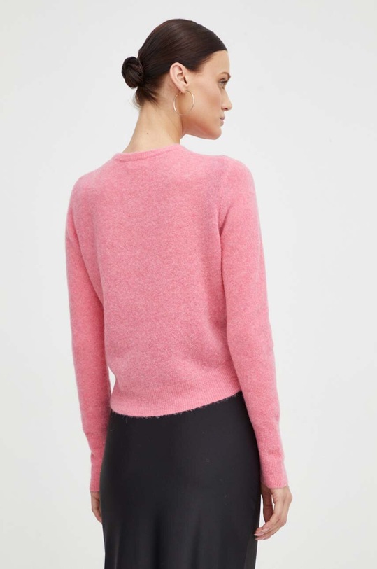 Odzież American Vintage sweter wełniany Gilet RAZ19EH23 różowy