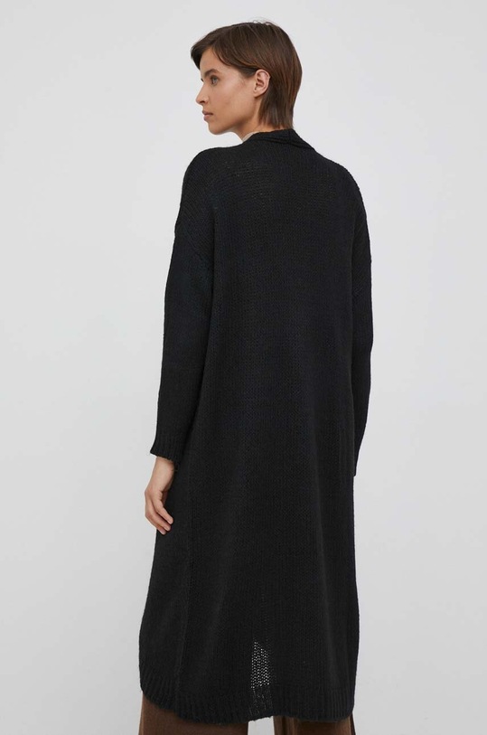 Abbigliamento United Colors of Benetton kardigan con aggiunta di lana 136Q3M00Y.700 nero
