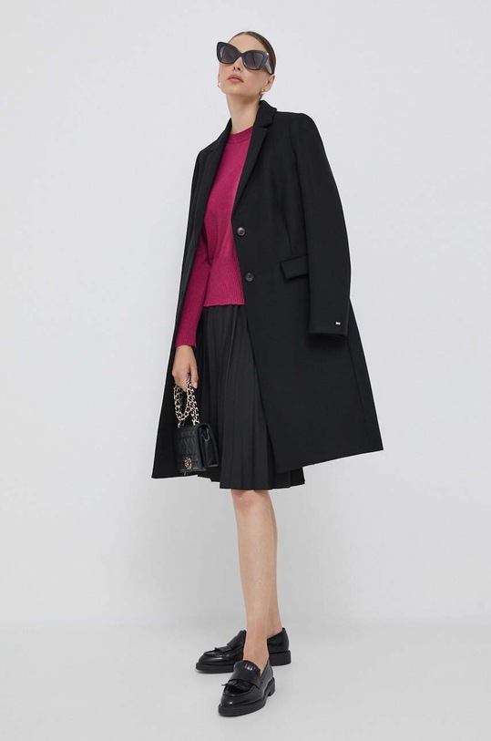 Пуловер с коприна United Colors of Benetton 109V3M01B.83Z розов AW23