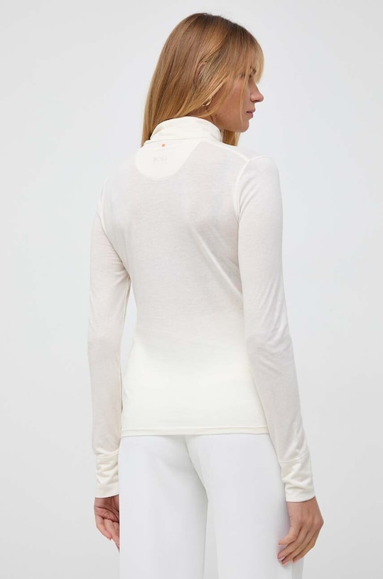 Дрехи Блуза с дълги ръкави BOSS ORANGE 50502856 кремав