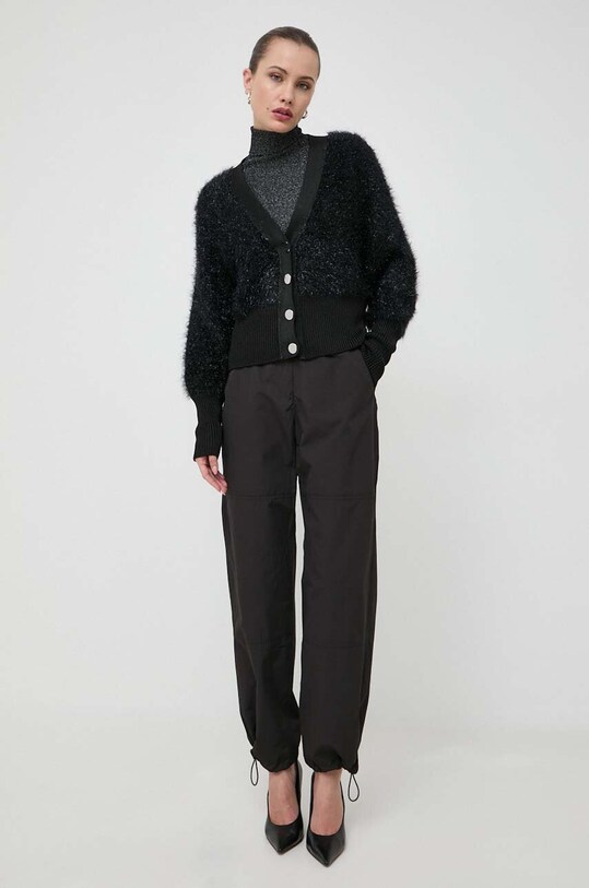 BOSS Orange kardigan BOSS ORANGE 50500895 czarny AW23
