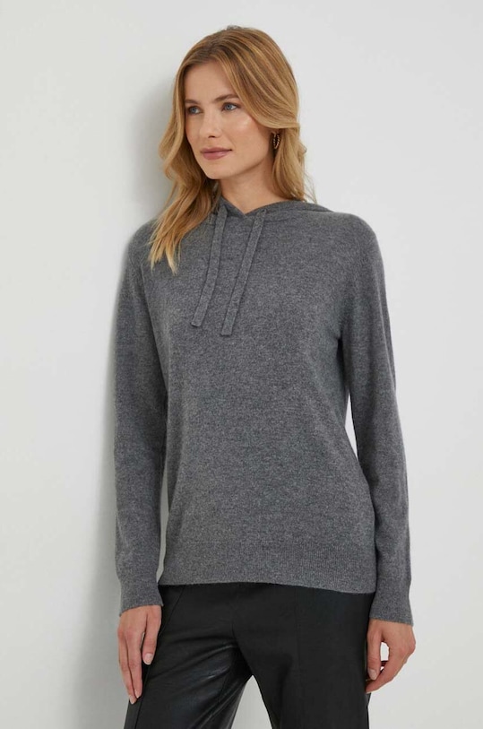 United Colors of Benetton pulover de casmir grosime medie gri 10K1D202E.507