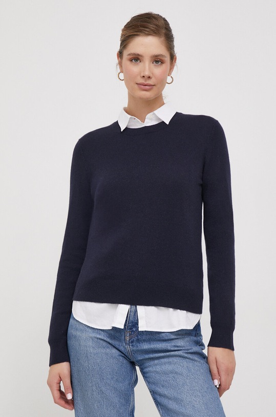 United Colors of Benetton pulover de casmir subtiri bleumarin 10K1D107P.616