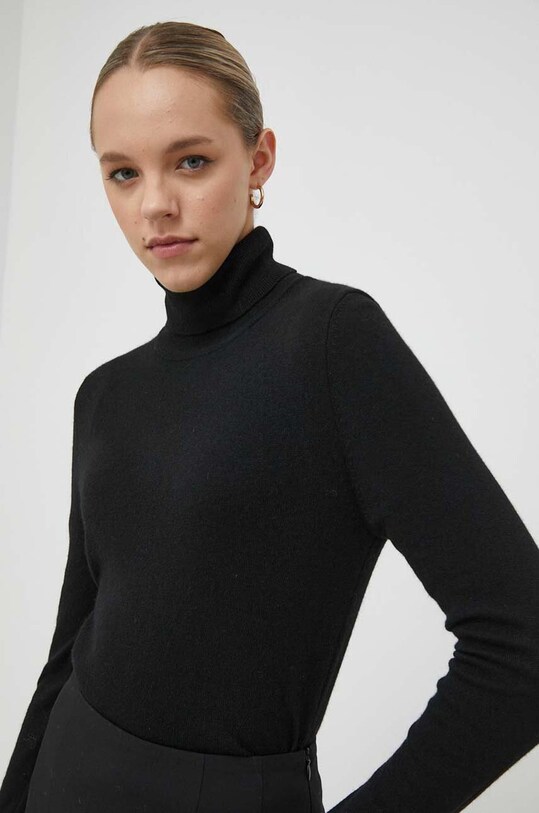 Светр з домішкою вовни Sisley чорний 102HM2174.700..