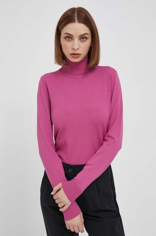 Sisley sweter pozostałe różowy 14ETM2178.01T