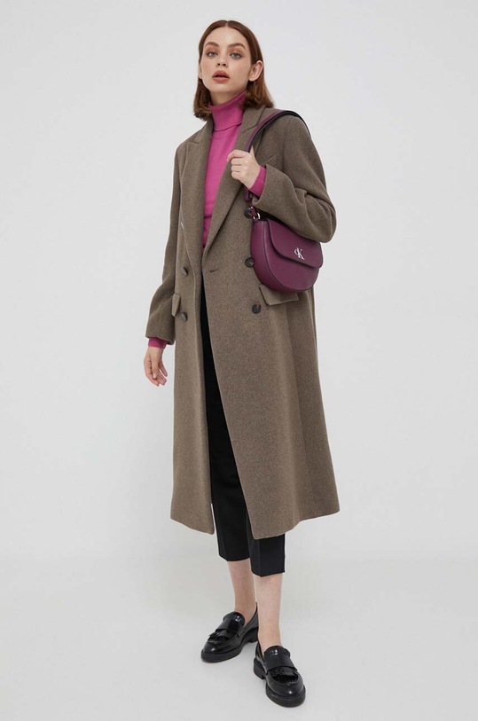 Sisley sweter różowy 14ETM2178.01T