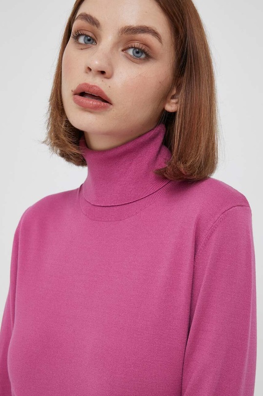 Sisley sweter 14ETM2178.01T różowy