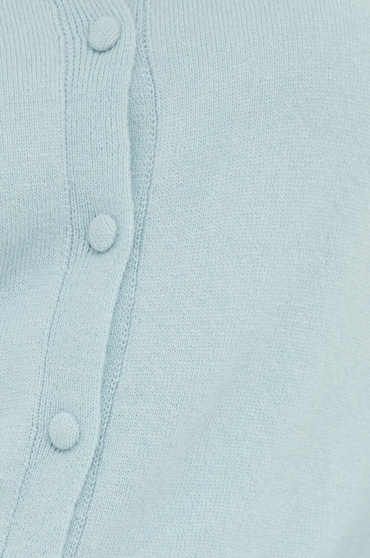 Sisley kardigan z domieszką wełny 102HM5237.2H1 turkusowy