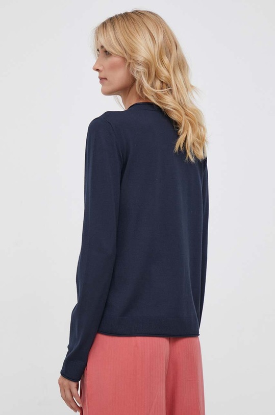 Sisley kardigan 14ETM5203.06U.. granatowy AW23
