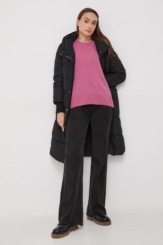 Вовняний светр Sisley 1044M103K.01T рожевий AW23