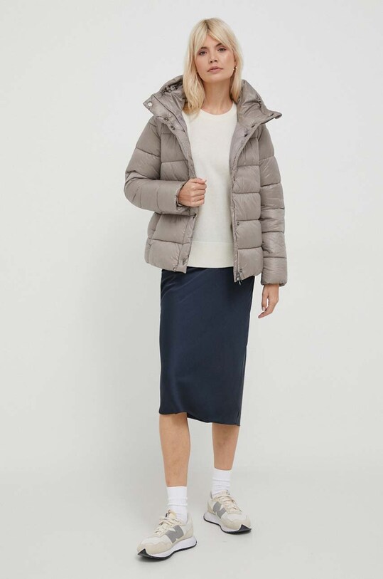 Вовняний светр Sisley 1044M103K.000 бежевий AW23