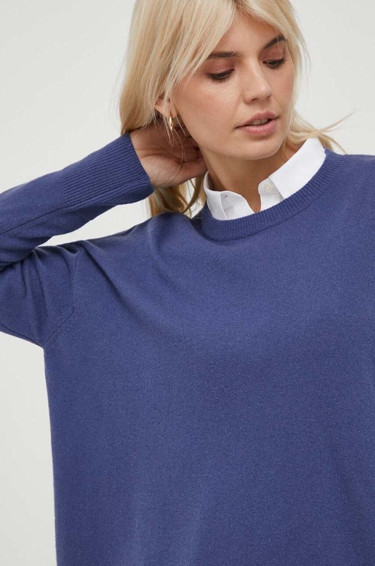 Vuneni pulover Sisley ljubičasta 1044M103K.34H