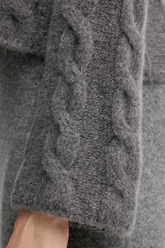 Sisley pulover din amestec de lana 123WM103R.60W gri