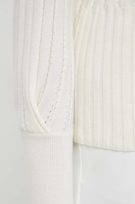 BOSS sweter z domieszką wełny 50493830 beżowy