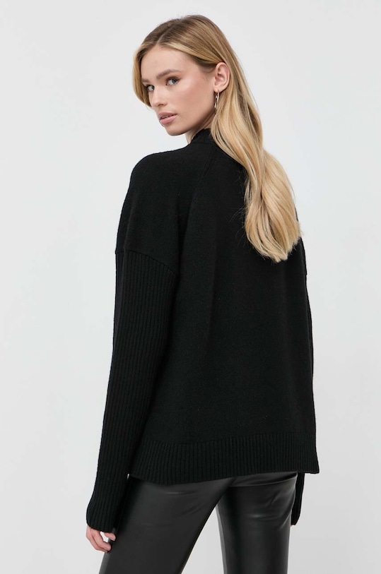 Oblečení Vlněný svetr BOSS 50501575 černá