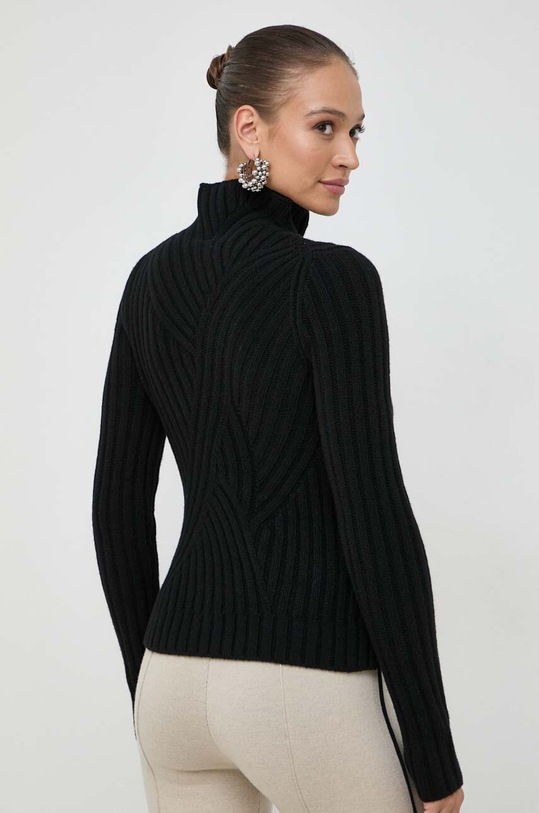 Ρούχα Μάλλινο πουλόβερ BOSS 50504562 μαύρο