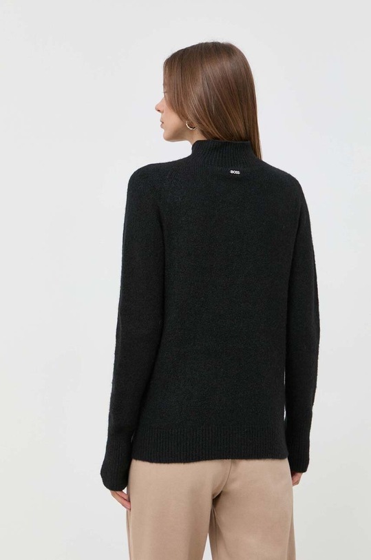 Одежда Свитер с примесью шерсти BOSS 50505396 чёрный