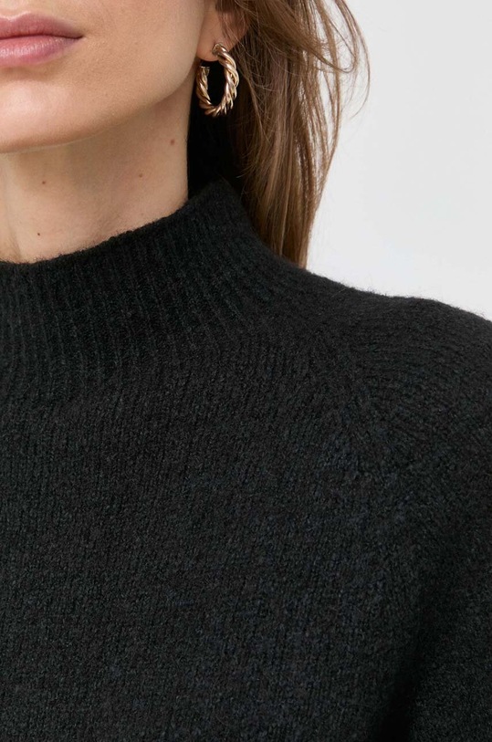 Свитер с примесью шерсти BOSS 50505396 чёрный