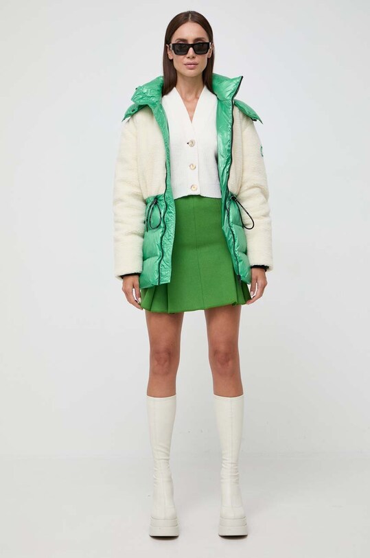 Ζακέτα από μίγμα μαλλιού Pinko 102252.A1CG μπεζ AW23