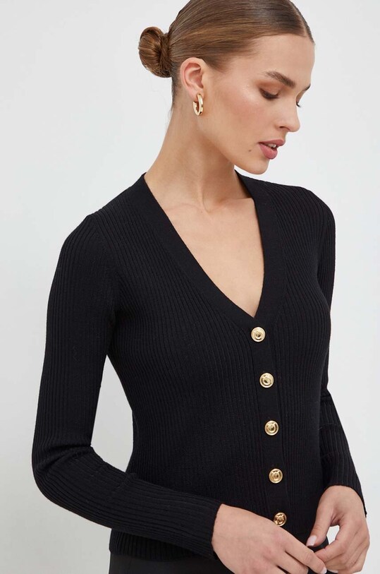 Pinko cardigan din lana negru 102018.A18M
