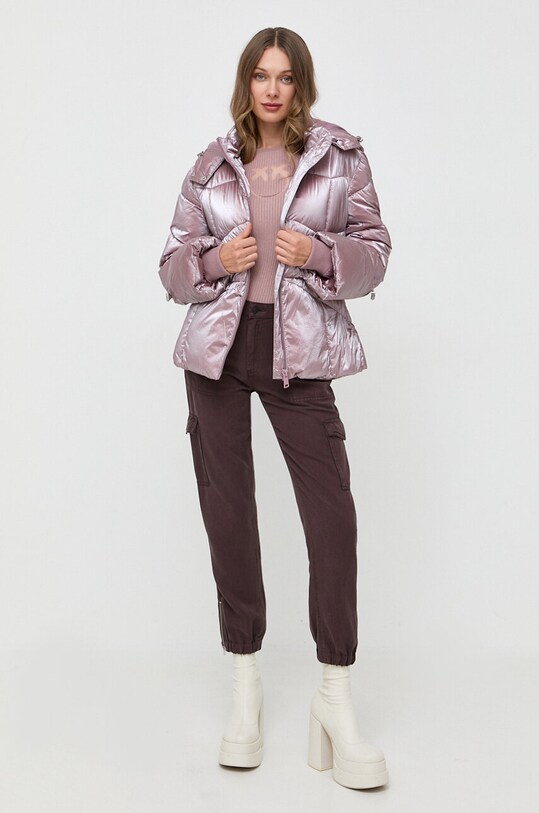 Pinko maglione in lana rosa 102019.A18M