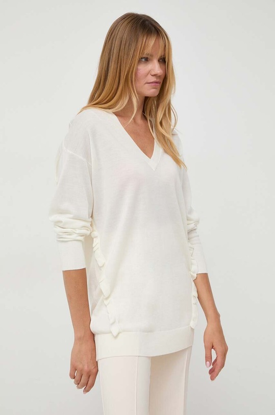 Μάλλινο πουλόβερ Pinko 101993.A189 μπεζ AW23