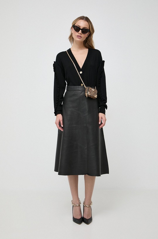 Pinko kardigan wełniany 102120.A189 czarny AW23