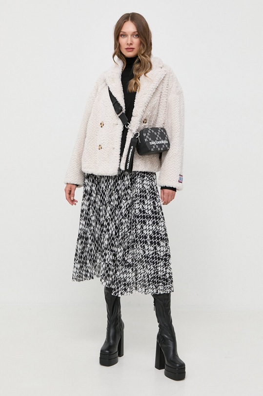 Pinko sweter wełniany 101992.A189 czarny AW23