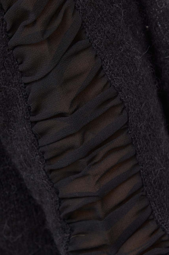 Pinko gyapjú pulóver 102234.A1BI fekete