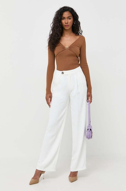 Pinko pulover de lana 101846.A15S maro AW23