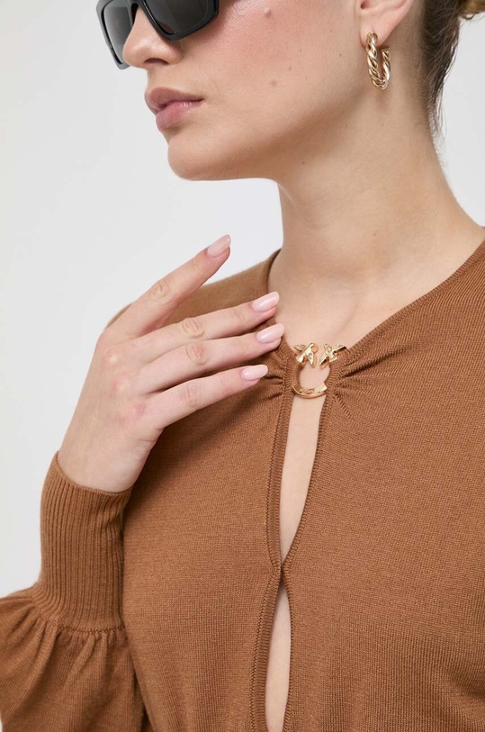 Pinko pulover de lana maro 101848.A15S