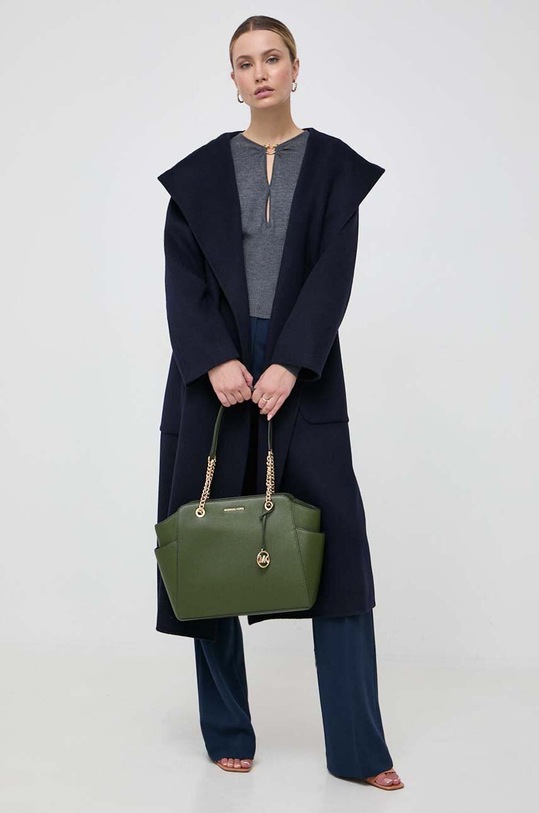 Pinko sweter wełniany 101848.A15S szary AW23