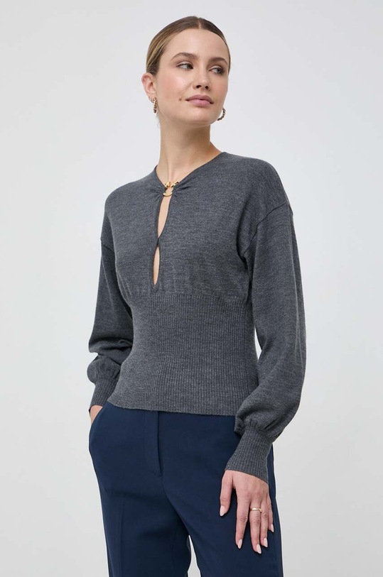 Μάλλινο πουλόβερ Pinko γκρί 101848.A15S