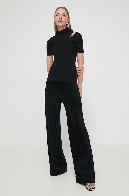 Majica kratkih rukava HUGO 50500764 crna AW23