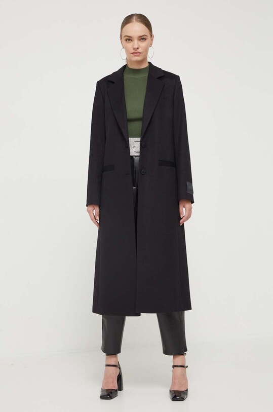 HUGO sweter 50500773 zielony AW23