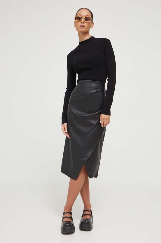 HUGO sweter 50500773 czarny AW23