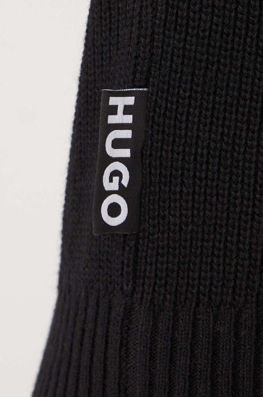 HUGO sweter z domieszką wełny 50500778 czarny