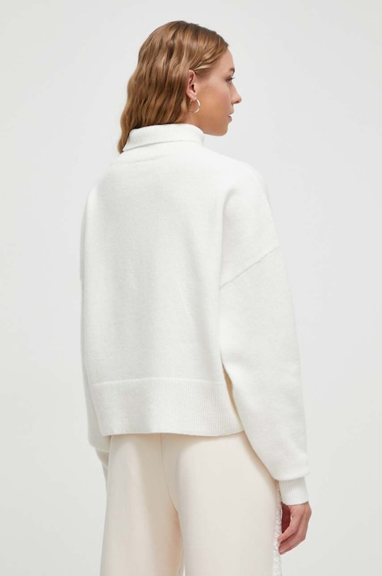 HUGO sweter wełniany 50500823 beżowy AW23