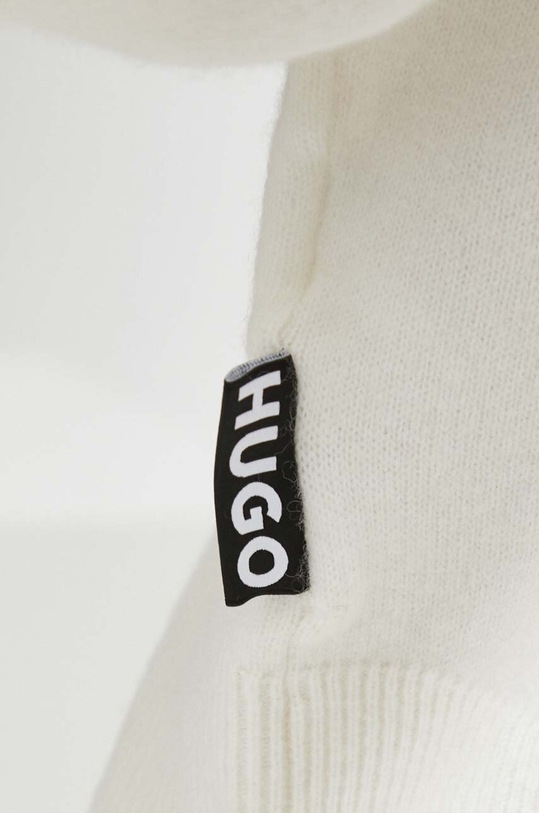 HUGO sweter wełniany beżowy 50500823