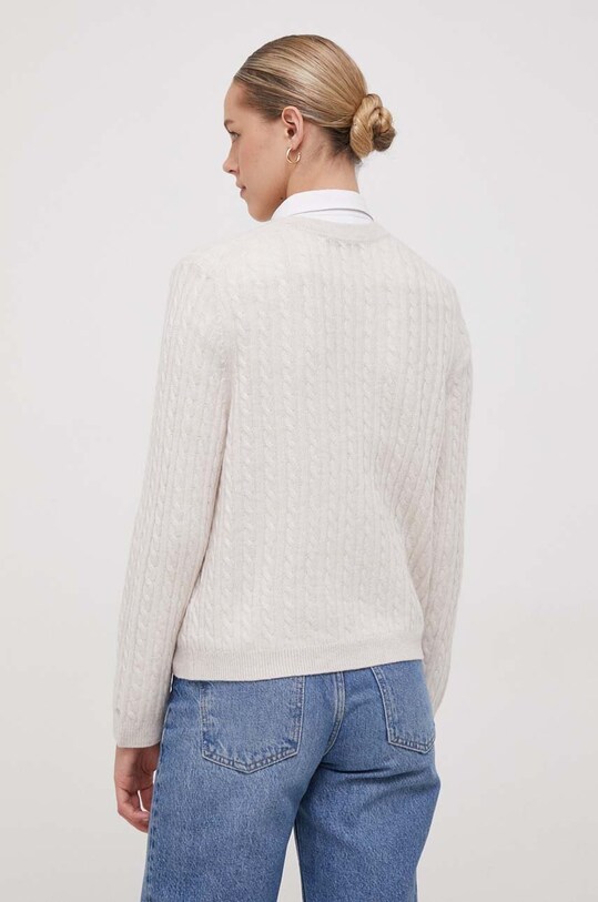 Одяг Вовняний светр Tommy Hilfiger WW0WW39887 бежевий