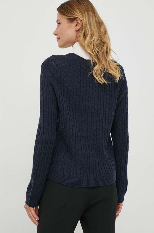 Îmbrăcăminte Tommy Hilfiger pulover de lana WW0WW39887 bleumarin