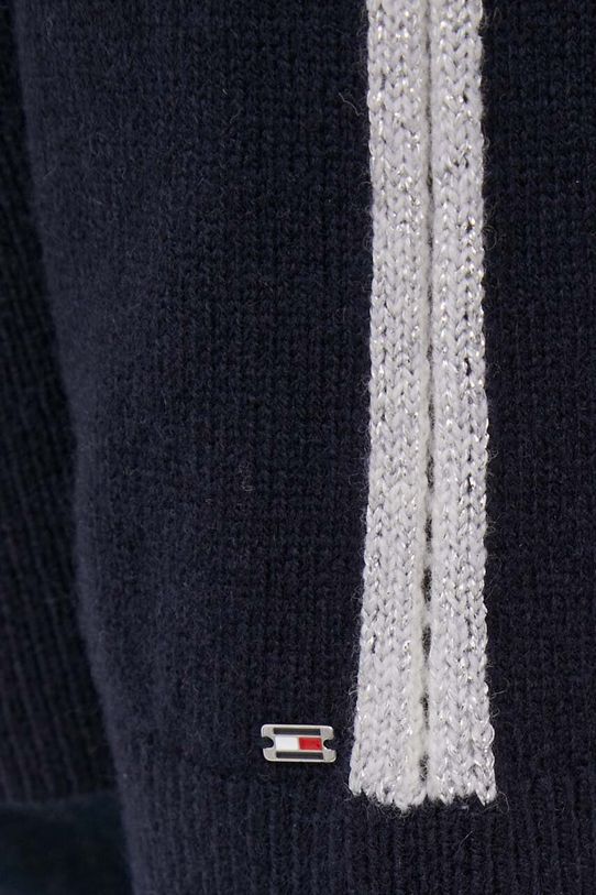 Tommy Hilfiger pulover de lana WW0WW39894 bleumarin