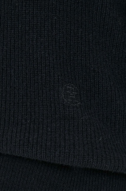 Вовняний светр Tommy Hilfiger чорний WW0WW39897