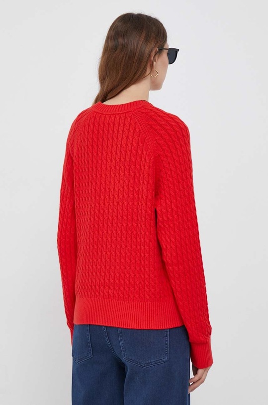 Ρούχα Βαμβακερό πουλόβερ Tommy Hilfiger WW0WW39906 κόκκινο
