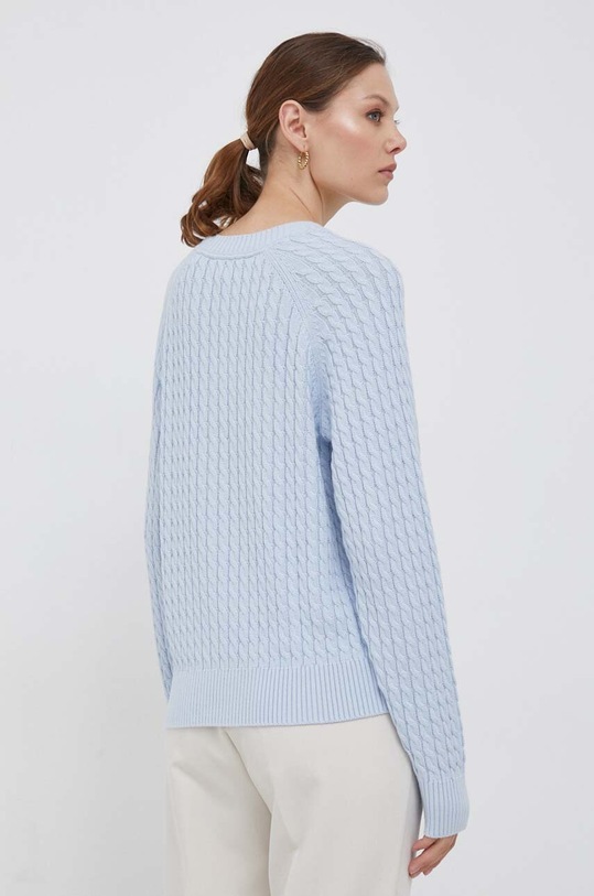 Ρούχα Βαμβακερό πουλόβερ Tommy Hilfiger WW0WW39906 μπλε