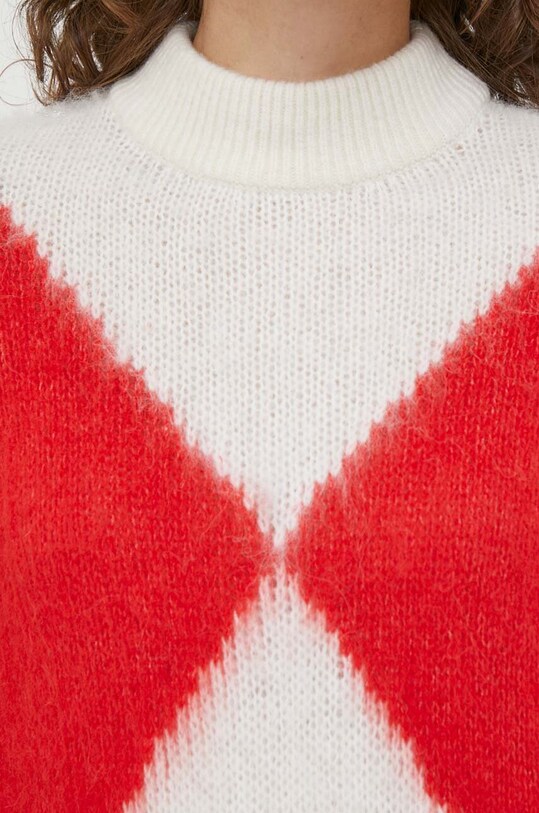 Tommy Hilfiger scialle con aggiunta di lana WW0WW39909 rosso