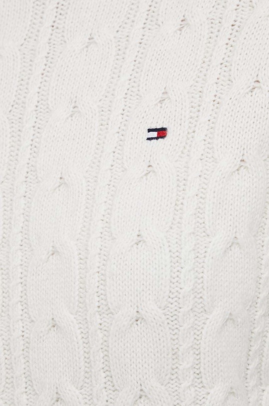 Πουλόβερ με προσθήκη μαλλιού Tommy Hilfiger WW0WW40831 μπεζ